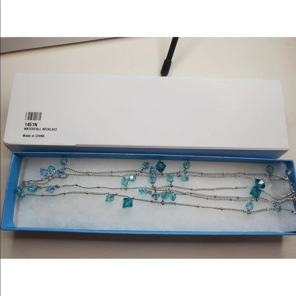 Touchstone Crystal Waterfall Necklace - Picture 5 of 7